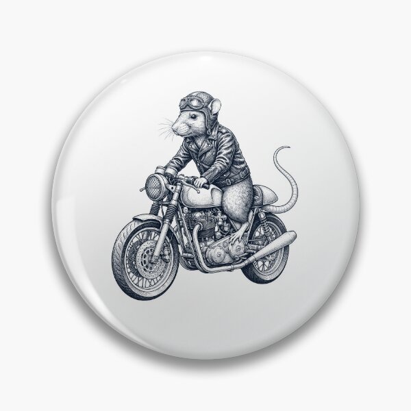 Item preview, Funny Rat Motorcycle Motorbike Animal Lover designed and sold by dian-rody-crest.