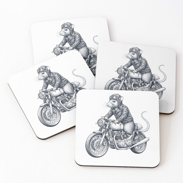 Item preview, Funny Rat Motorcycle Motorbike Animal Lover designed and sold by dian-rody-crest.