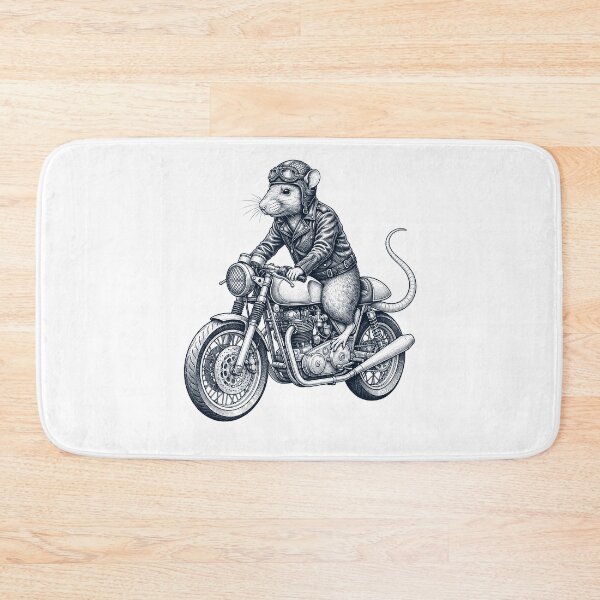 Item preview, Funny Rat Motorcycle Motorbike Animal Lover designed and sold by dian-rody-crest.