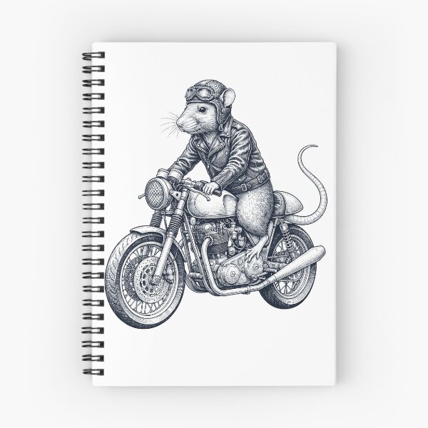 Item preview, Funny Rat Motorcycle Motorbike Animal Lover designed and sold by dian-rody-crest.