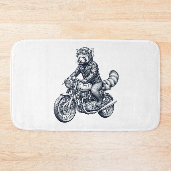 Item preview, Funny Red Panda Motorcycle Motorbike Animal Lover designed and sold by dian-rody-crest.