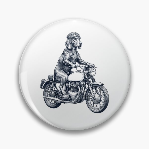 Item preview, Funny Redbone Coonhound Motorcycle Motorbike Dog Lover designed and sold by dian-rody-crest.