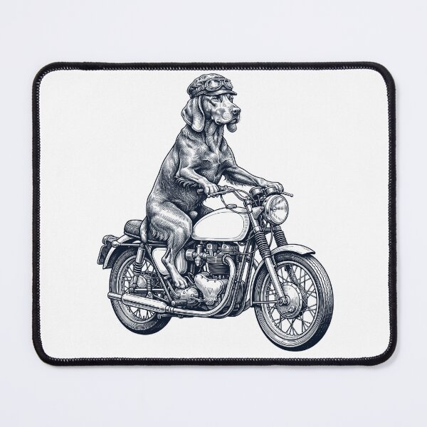 Item preview, Funny Redbone Coonhound Motorcycle Motorbike Dog Lover designed and sold by dian-rody-crest.