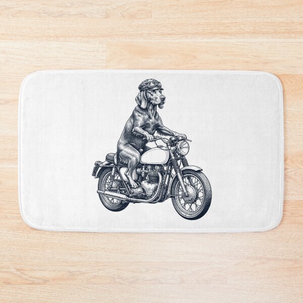 Item preview, Funny Redbone Coonhound Motorcycle Motorbike Dog Lover designed and sold by dian-rody-crest.