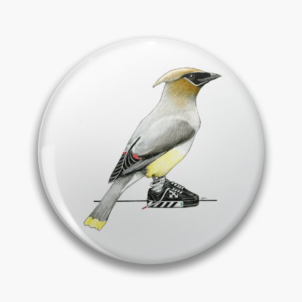 Item preview, Cedar Waxwing in Low Tops designed and sold by JimsBirds.