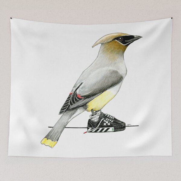 Item preview, Cedar Waxwing in Low Tops designed and sold by JimsBirds.