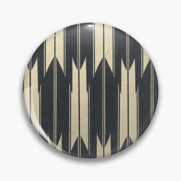 Item preview, Japanese Yagasuri Arrow Pattern Black and Cream designed and sold by vekotpu.