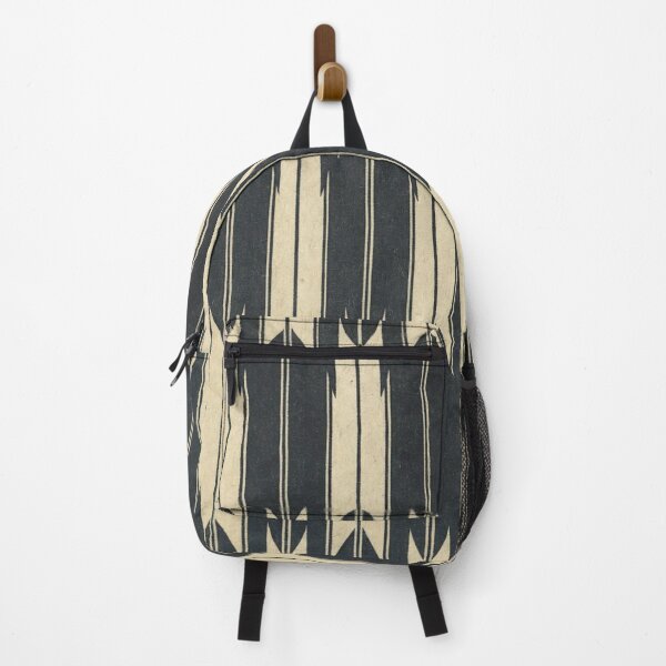 Item preview, Japanese Yagasuri Arrow Pattern Black and Cream designed and sold by vekotpu.