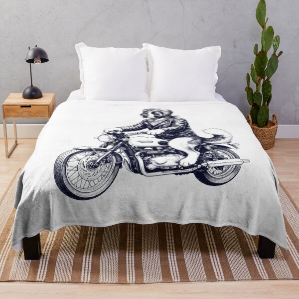 Item preview, Funny Saint Bernard Motorcycle Motorbike Dog Lover designed and sold by dian-rody-crest.