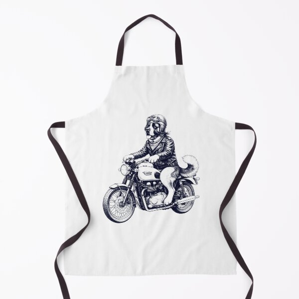 Item preview, Funny Saint Bernard Motorcycle Motorbike Dog Lover designed and sold by dian-rody-crest.