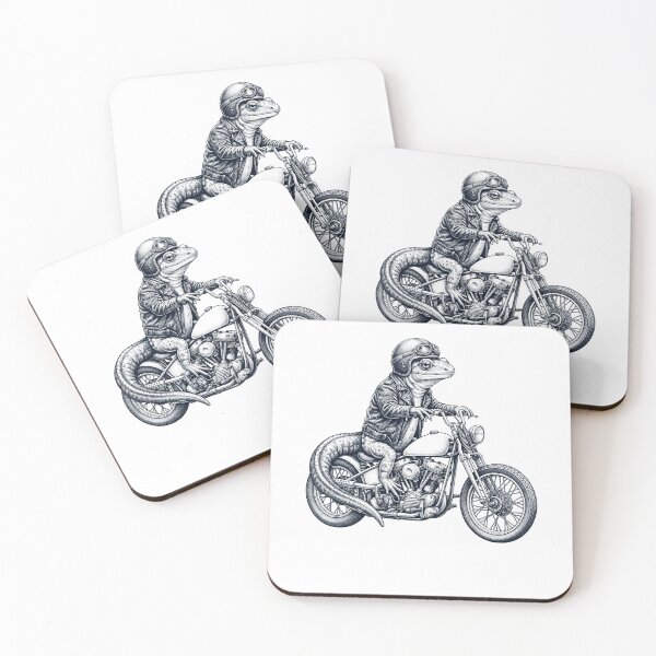 Item preview, Funny Salamander Motorcycle Motorbike Animal Lover designed and sold by dian-rody-crest.