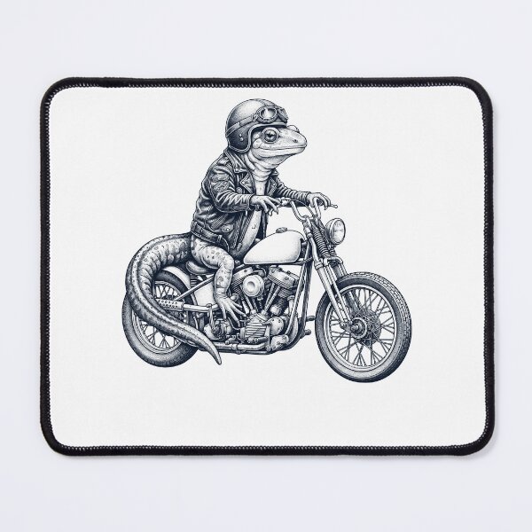 Item preview, Funny Salamander Motorcycle Motorbike Animal Lover designed and sold by dian-rody-crest.