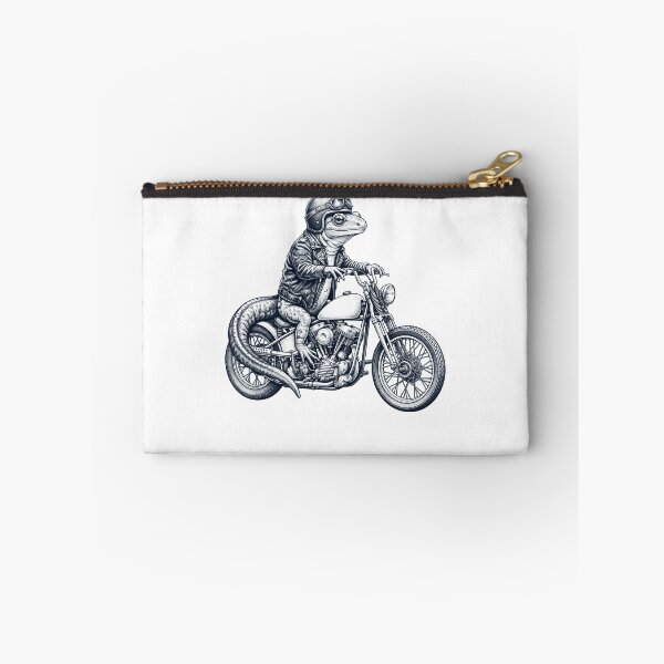 Item preview, Funny Salamander Motorcycle Motorbike Animal Lover designed and sold by dian-rody-crest.