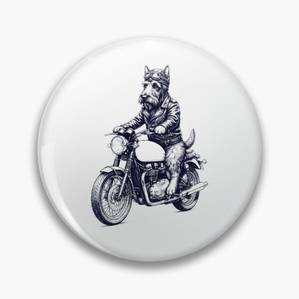 Artikelvorschau, Lustiger schottischer Terrier Motorradfahrer Hundeliebhaber entworfen und verkauft von dian-rody-crest.