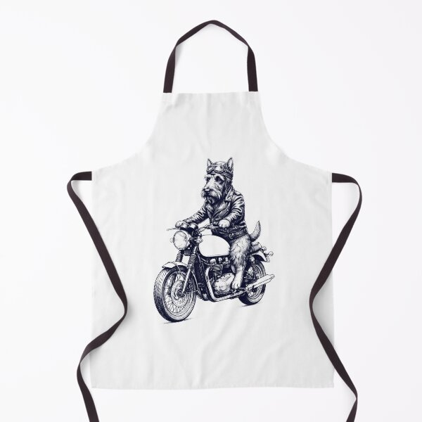 Item preview, Funny Scottish Terrier Motorcycle Motorbike Dog Lover designed and sold by dian-rody-crest.