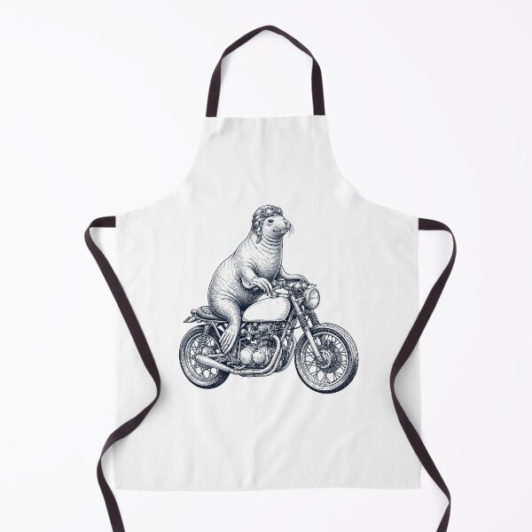 Item preview, Funny Seal Motorcycle Motorbike Animal Lover designed and sold by dian-rody-crest.