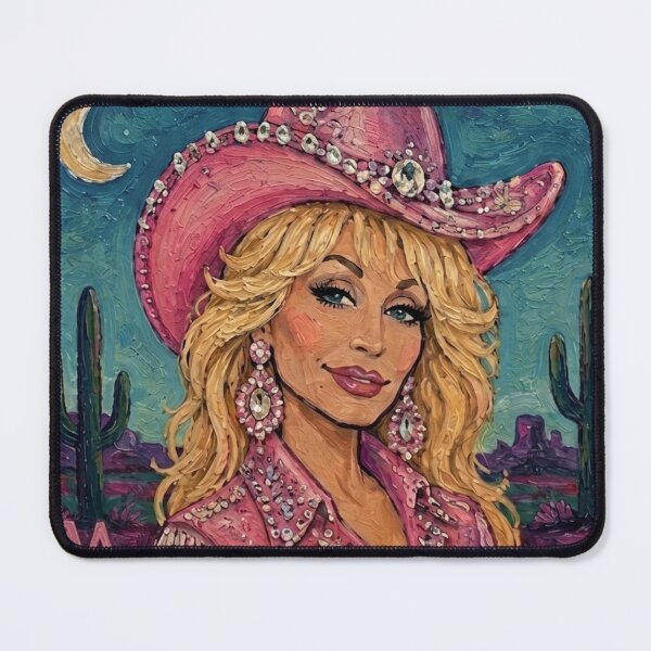 Item preview, Rhinestone Dolly Under the Desert Moon designed and sold by VincentMichaelDesigns.