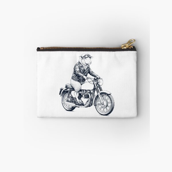 Item preview, Funny Sheep Motorcycle Motorbike Animal Lover designed and sold by dian-rody-crest.