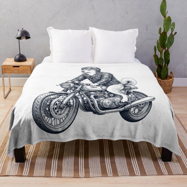 Item preview, Funny Shiba Inu Motorcycle Motorbike Dog Lover designed and sold by dian-rody-crest.