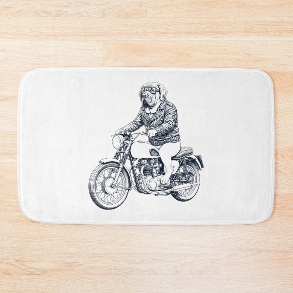 Item preview, Funny Spanish Mastiff Motorcycle Motorbike Dog Lover designed and sold by dian-rody-crest.