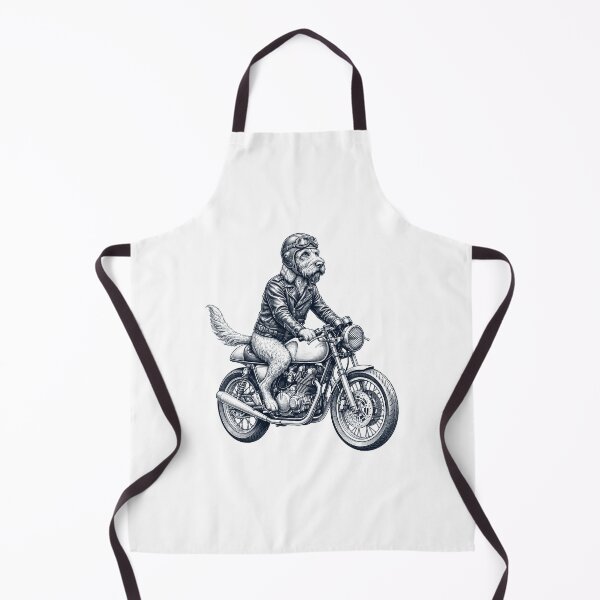 Item preview, Funny Spinone Italiano Motorcycle Motorbike Dog Lover designed and sold by dian-rody-crest.