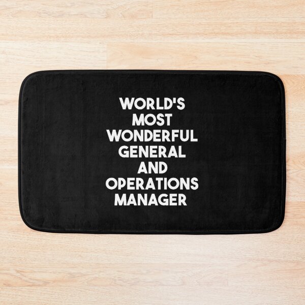 Item preview, Worlds Most Wonderful General and Operations Manager designed and sold by rodasbu.