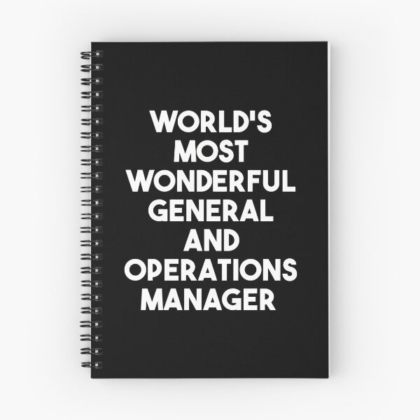 Item preview, Worlds Most Wonderful General and Operations Manager designed and sold by rodasbu.
