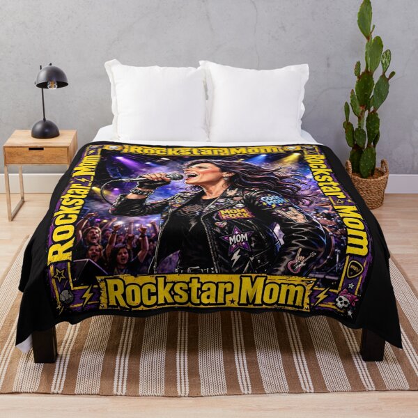 Aperçu de l'œuvre Maman rockstar créée et vendue par Iron El Studios.