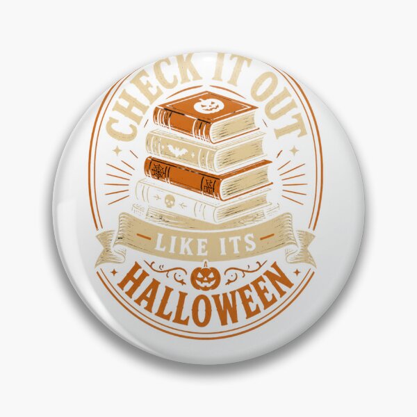 Item preview, CHECK IT OUT LIKE ITS HALLOWEEN Librarian Book Lover Pullover Hoodie designed and sold by teluguredbubble.