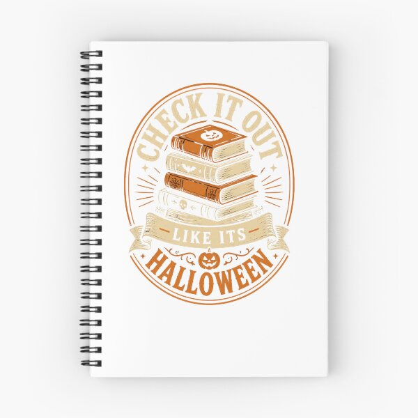 Item preview, CHECK IT OUT LIKE ITS HALLOWEEN Librarian Book Lover Pullover Hoodie designed and sold by teluguredbubble.