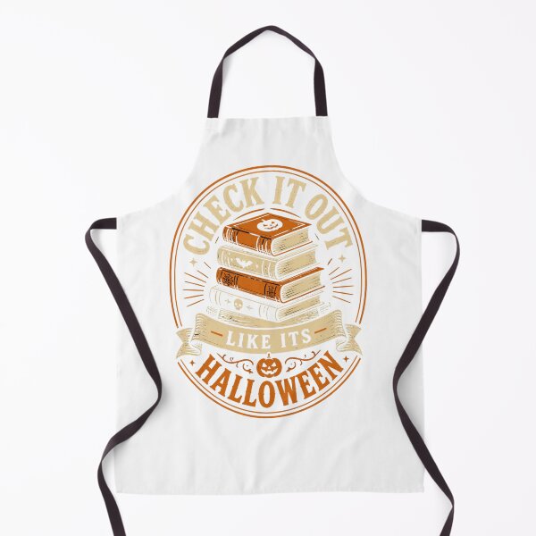 Item preview, CHECK IT OUT LIKE ITS HALLOWEEN Librarian Book Lover Pullover Hoodie designed and sold by teluguredbubble.