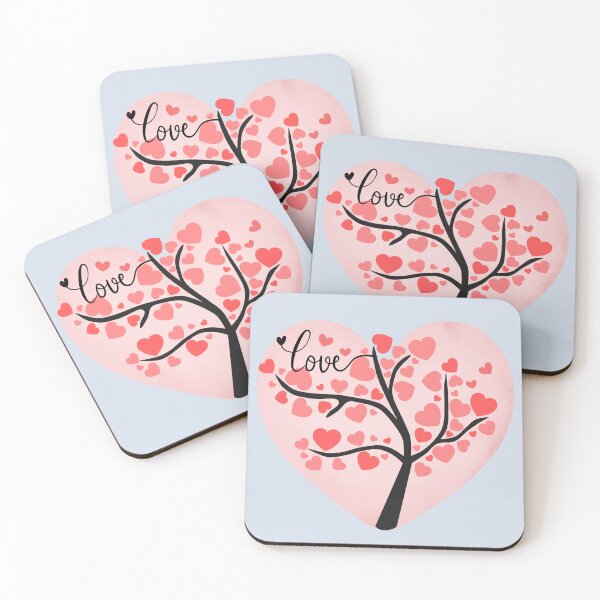 Item preview, Love tree in pink heart designed and sold by 247DesignStudio.