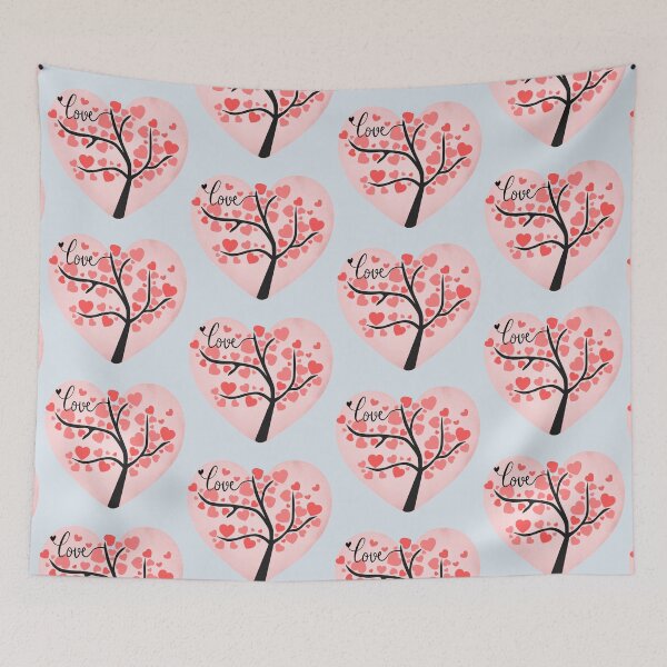 Item preview, Love tree in pink heart designed and sold by 247DesignStudio.