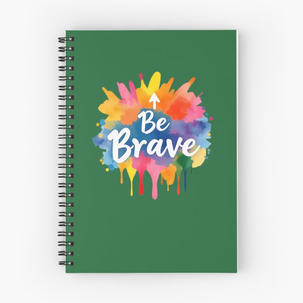 Item preview, Be Brave Watercolor Splash 563 designed and sold by GritBloodline.