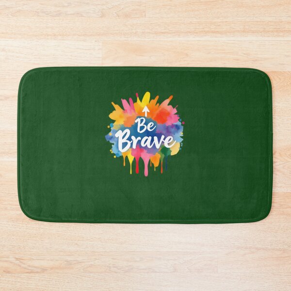 Item preview, Be Brave Watercolor Splash 563 designed and sold by GritBloodline.