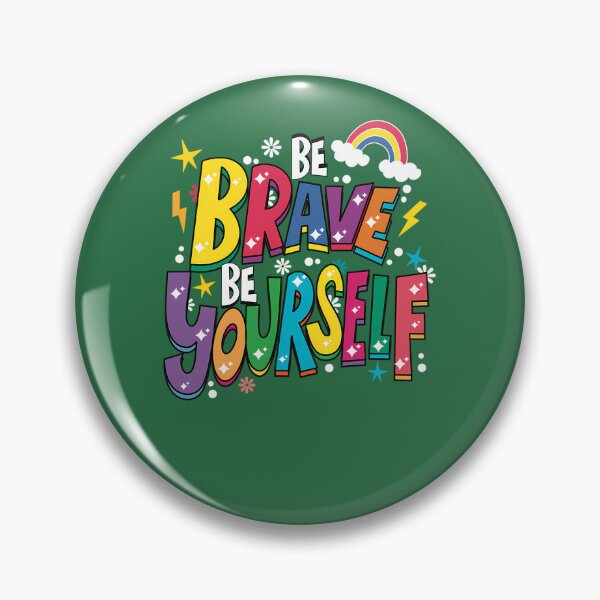 Item preview, Be Brave Watercolor Splash 563 designed and sold by GritBloodline.
