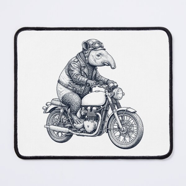 Item preview, Funny Tapir Motorcycle Motorbike Animal Lover designed and sold by dian-rody-crest.