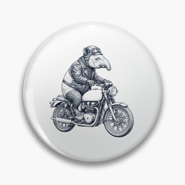 Artikelvorschau, Lustiges Tapir-Motorrad, Motorrad, Tierliebhaber entworfen und verkauft von dian-rody-crest.