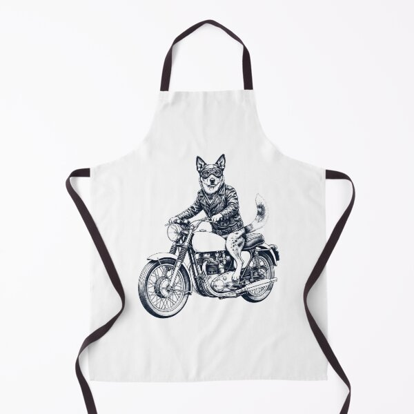 Aperçu de l'œuvre Amant de chien de moto drôle Texas Heeler créée et vendue par dian-rody-crest.