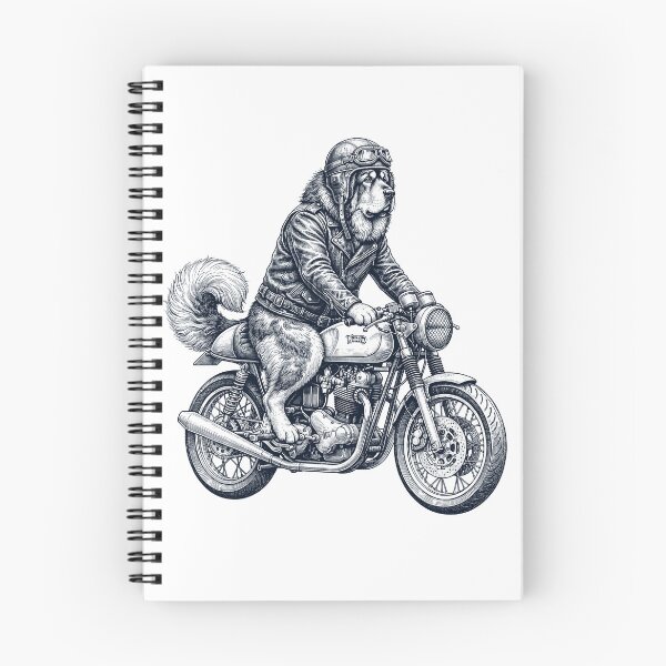 Item preview, Funny Tibetan Mastiff Motorcycle Motorbike Dog Lover designed and sold by dian-rody-crest.