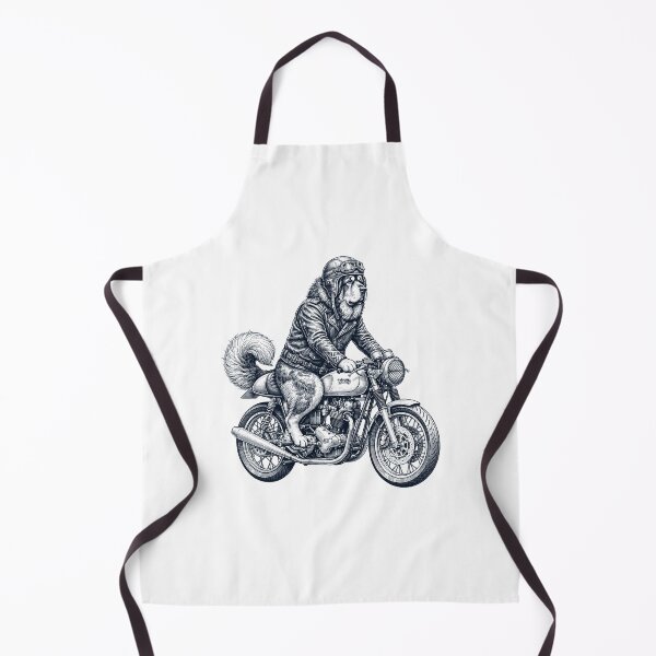 Item preview, Funny Tibetan Mastiff Motorcycle Motorbike Dog Lover designed and sold by dian-rody-crest.
