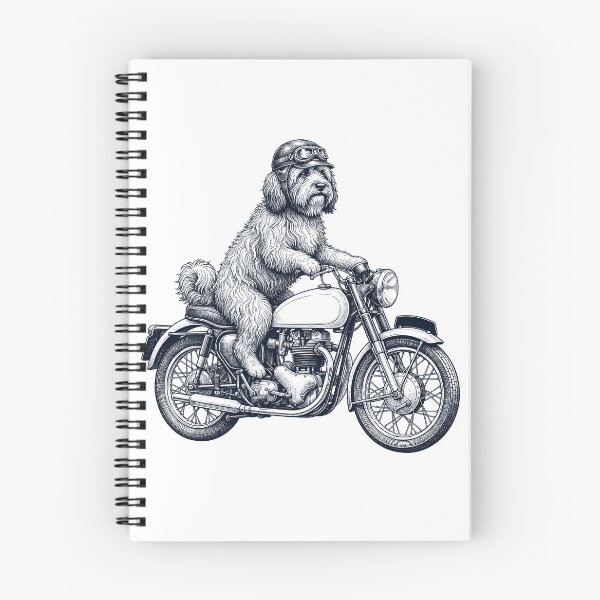 Item preview, Funny Tibetan Terrier Motorcycle Motorbike Dog Lover designed and sold by dian-rody-crest.