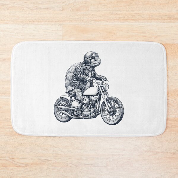 Item preview, Funny Tortoise Motorcycle Motorbike Animal Lover designed and sold by dian-rody-crest.