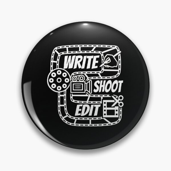 Item preview, Write Shoot Edit Filmmaker Film Reel Camera Design designed and sold by bluterowey.
