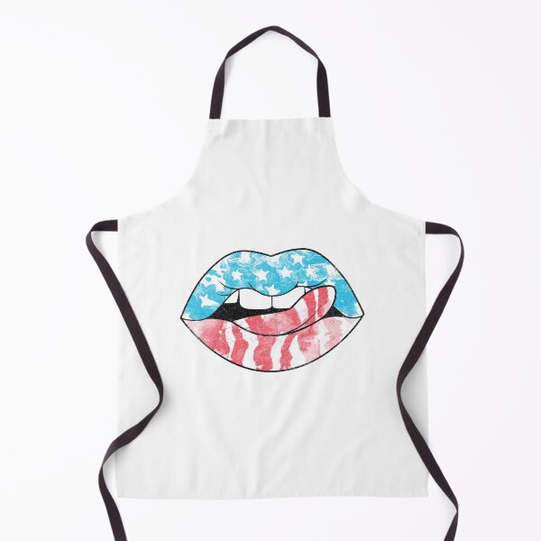 Item preview, American Flag Lips Vintage Patriotic USA Graphic designed and sold by The secret storage room.