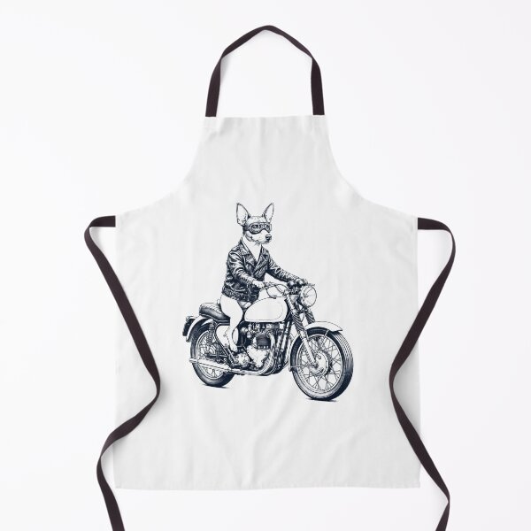 Item preview, Funny Toy Fox Terrier Motorcycle Motorbike Dog Lover designed and sold by dian-rody-crest.