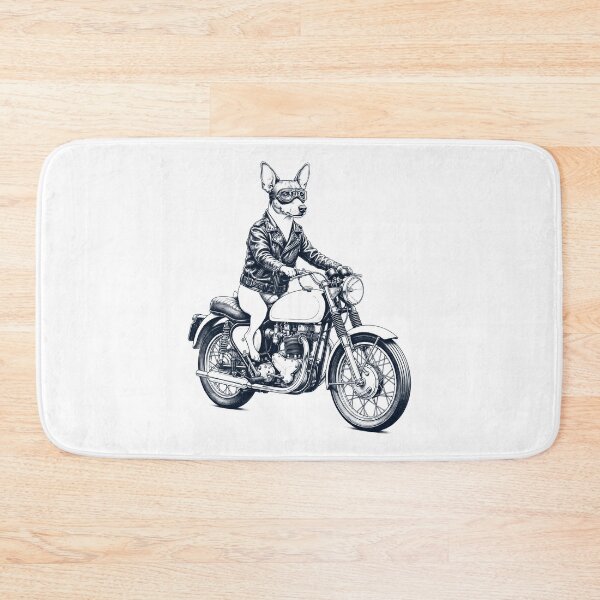 Item preview, Funny Toy Fox Terrier Motorcycle Motorbike Dog Lover designed and sold by dian-rody-crest.