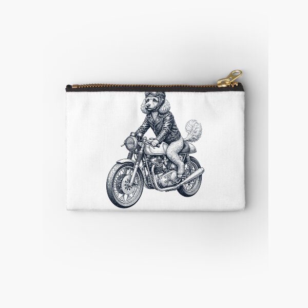 Item preview, Funny Toy Poodle Motorcycle Motorbike Dog Lover designed and sold by dian-rody-crest.