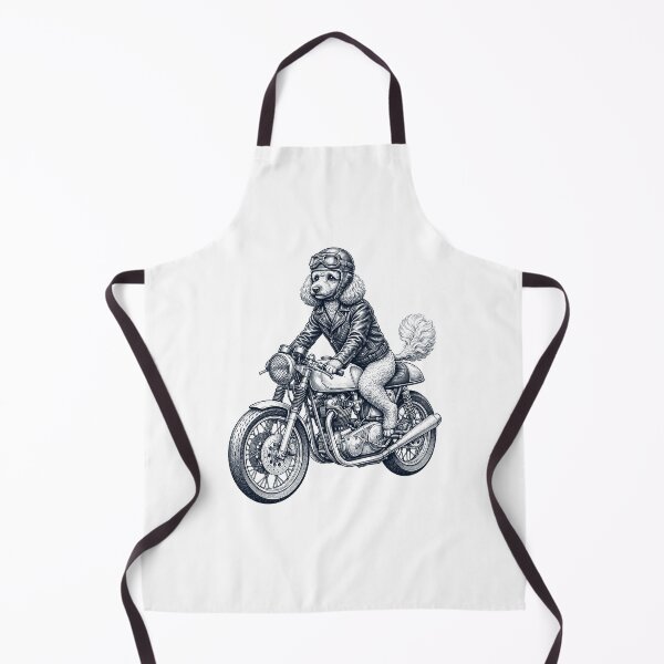 Item preview, Funny Toy Poodle Motorcycle Motorbike Dog Lover designed and sold by dian-rody-crest.
