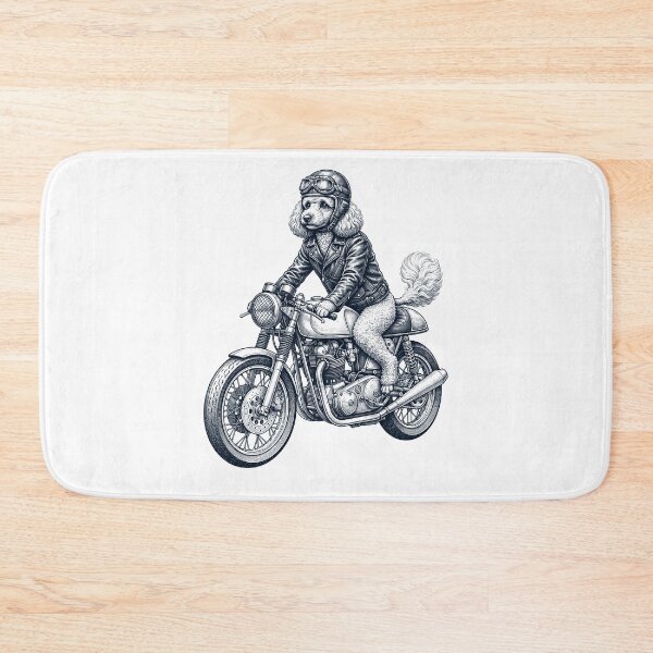 Item preview, Funny Toy Poodle Motorcycle Motorbike Dog Lover designed and sold by dian-rody-crest.